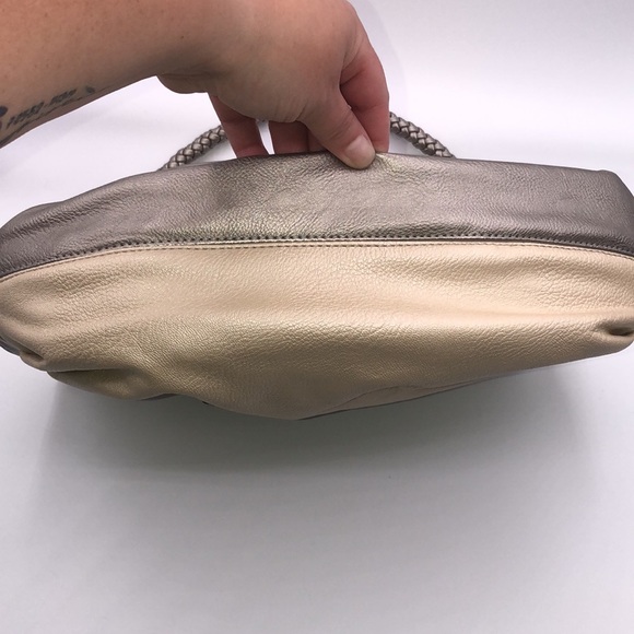 Fancy Purse Light Gray and Cream - Picture 5 of 13